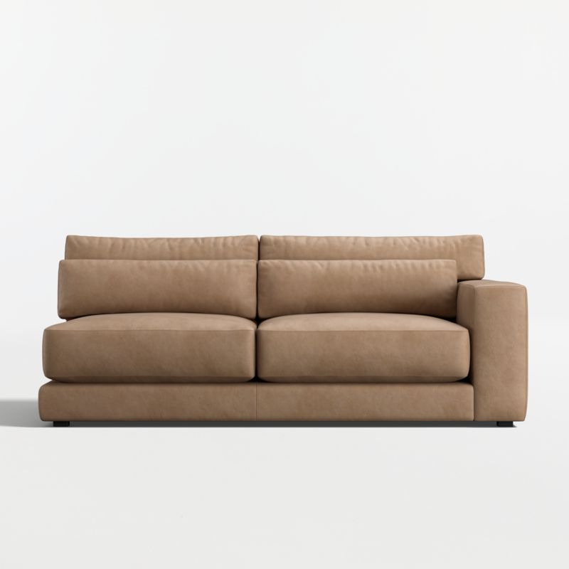Retreat Leather Right-Arm Sofa Sectional Piece