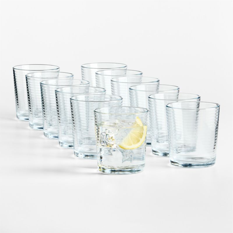Rings 12-Oz. Double Old-Fashioned Glasses, Set of 12