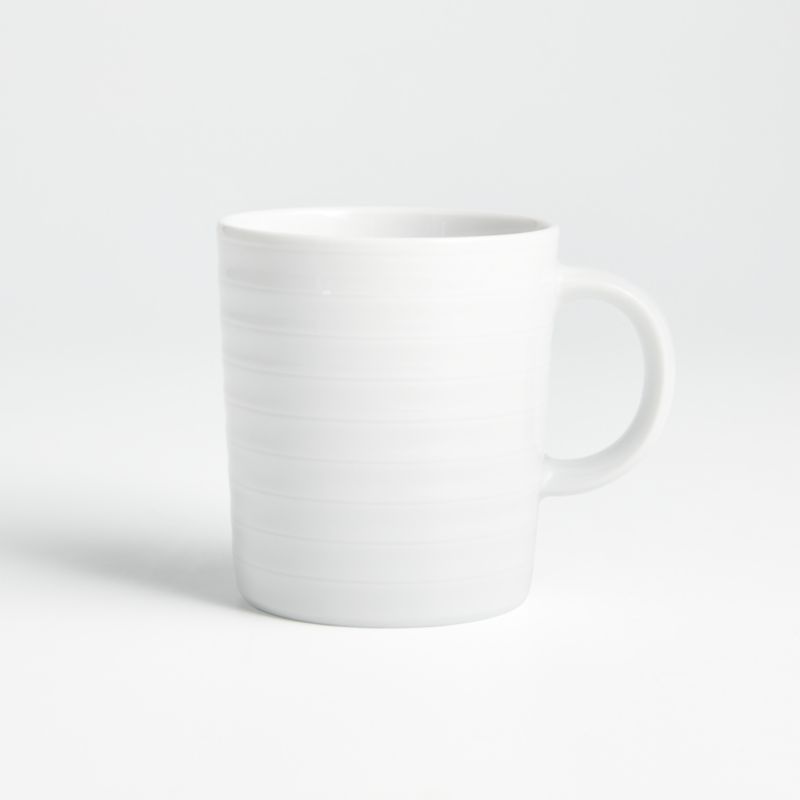 Roulette 10-oz. White Porcelain Mug
