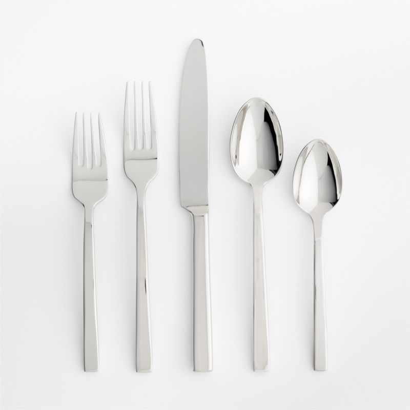 Tuscany Mirror 20-Piece Flatware Set + Reviews | Crate & Barrel