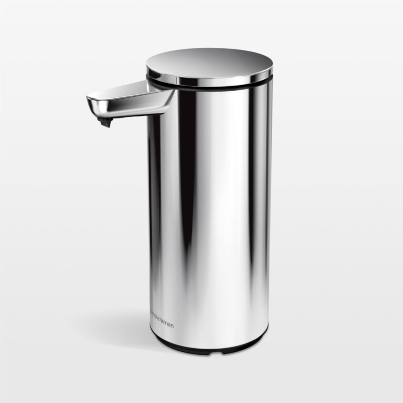 Simplehuman 9-oz. Touch-Free Rechargeable Sensor Liquid Soap Pump Dispenser, High-Grade Polished Stainless Steel