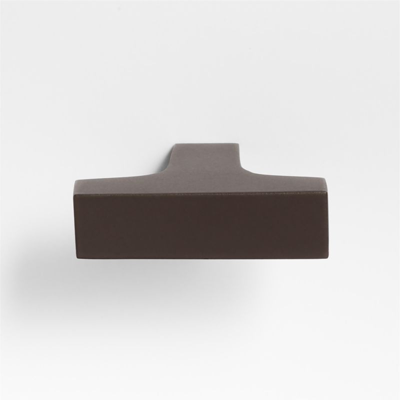Round Acrylic Brushed Brass Cabinet Knob