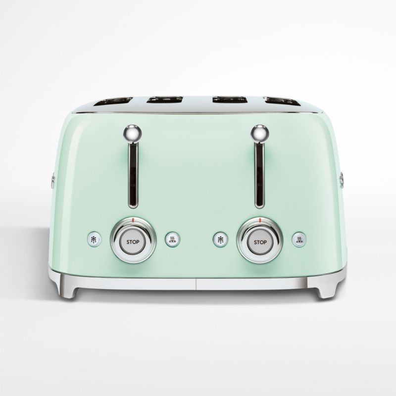 SMEG Pastel Green 4x4-Slice Retro Toaster