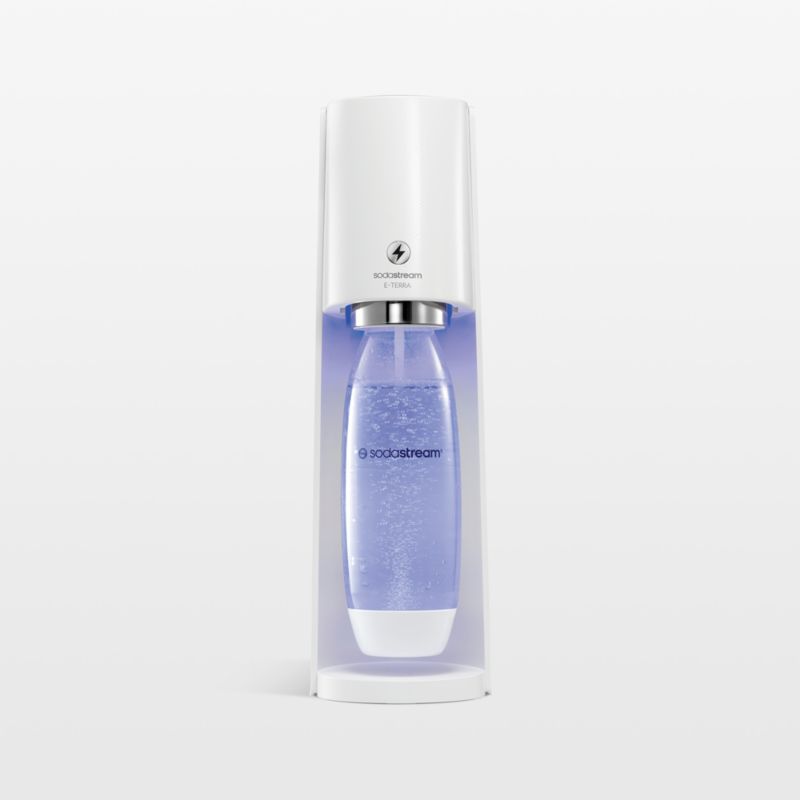 SodaStream E-TERRA 自動炭酸水メーカー ホワイト Amazon | [公式] ソーダストリーム E-TERRA（E-テラ）スターター