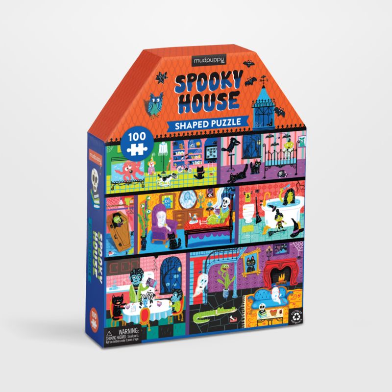 Spooky House 100-Piece Kids Halloween Puzzle