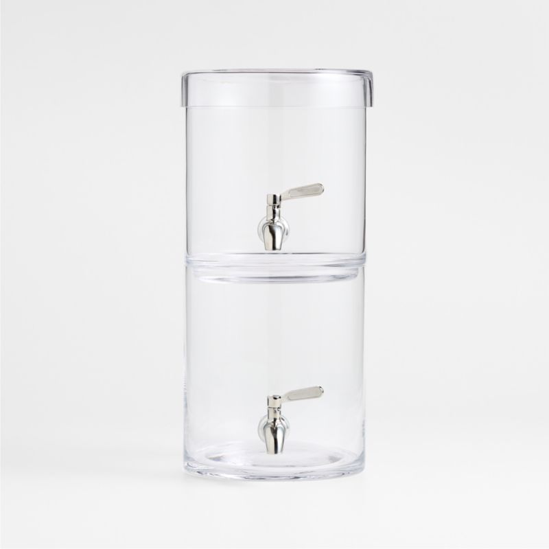 Stacking 2-Gallon Glass Cold Drink Dispenser