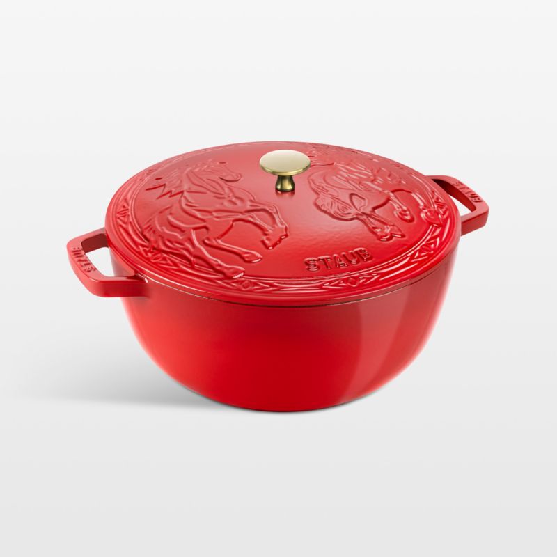 Staub 3.75-Qt. Matte Black Cast Iron Essential French Oven with