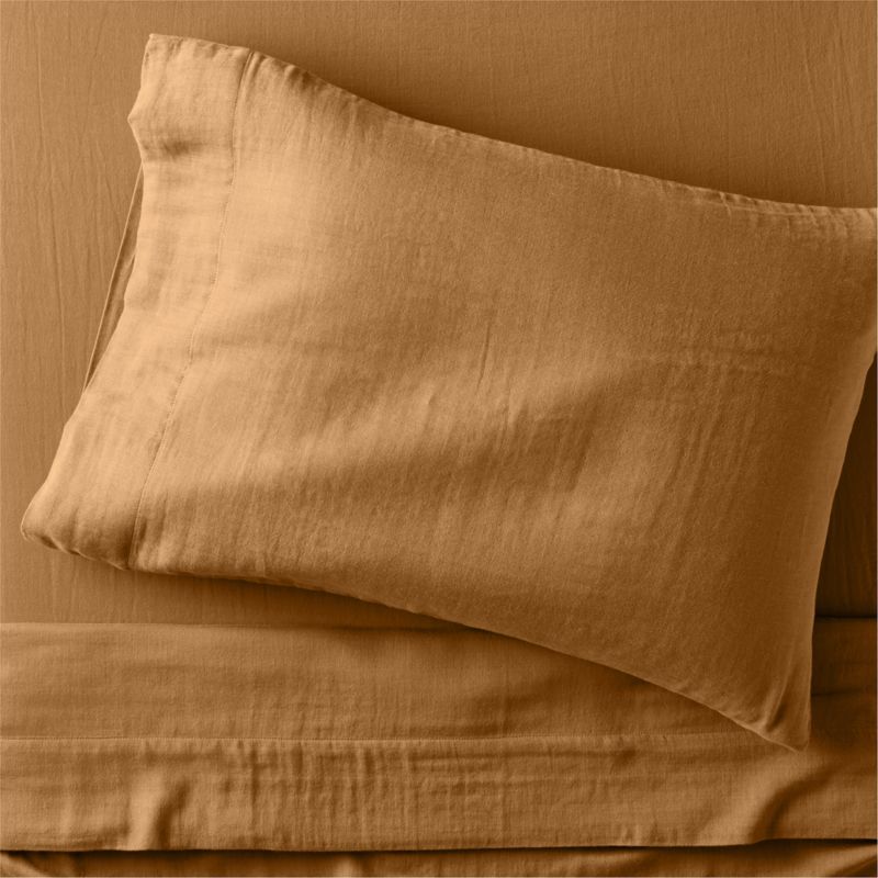 Supersoft Brulee Brown Gauze Organic Cotton Kids Twin Sheet Set