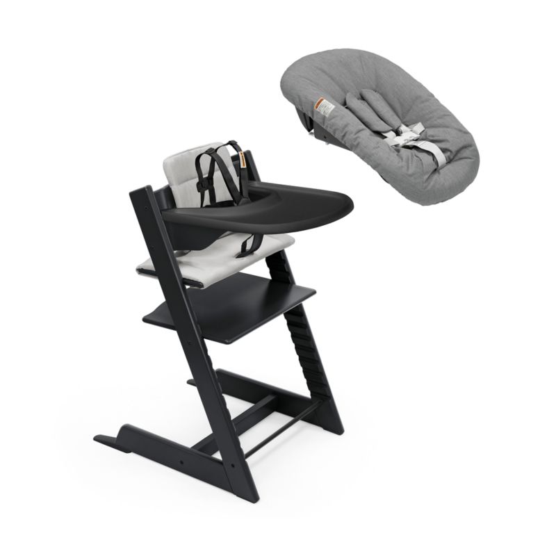 Tripp Trapp by Stokke Grey Newborn Set + Reviews | Crate & Kids
