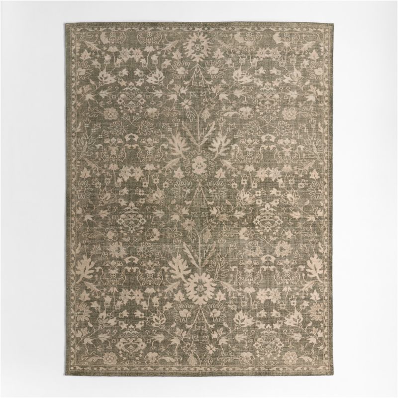 Alvarez Wool Hand-Tufted Brown Area Rug 8'x10' + Reviews | Crate