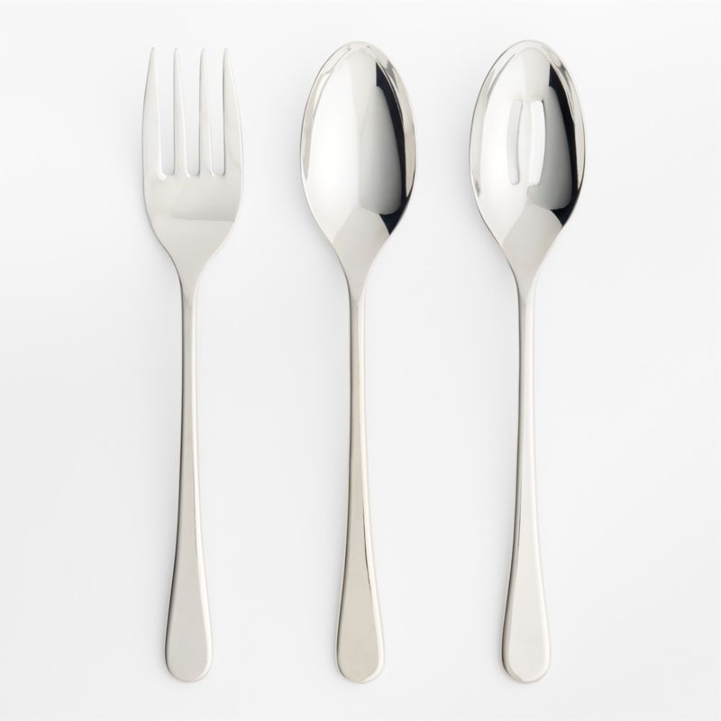 Tour Mirror 3-Piece Serving Set by Robert Welch + Reviews | Crate