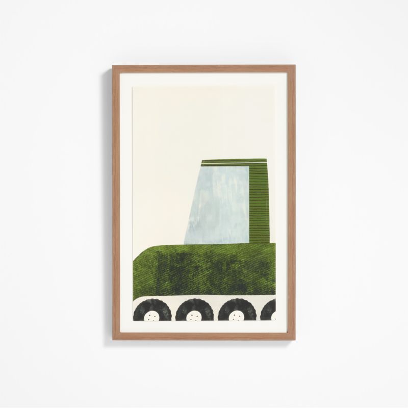 Tractor Large Framed Wall Art Print
