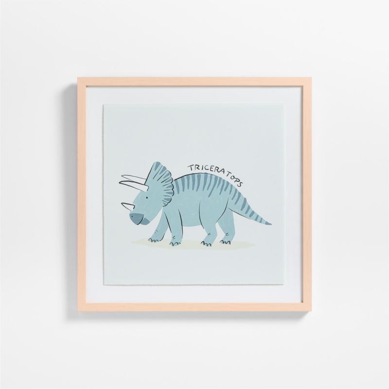 Triceratops Framed Wall Art Print