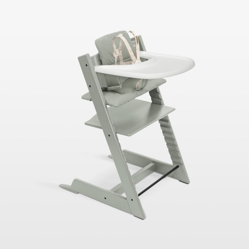 Stokke Tripp Trapp Complete Storm Grey Wood Baby High Chair with