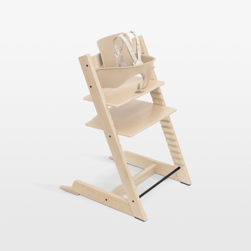 Stokke Tripp Trapp Whitewash Wood Baby High Chair + Reviews