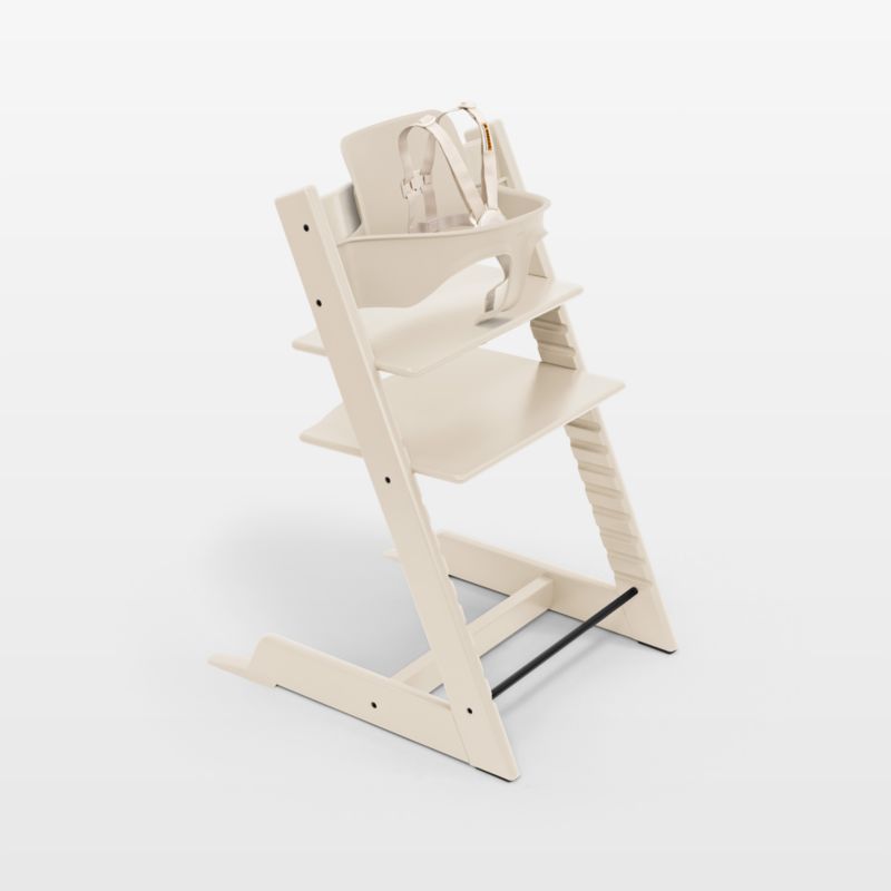 Stokke Tripp Trapp 木製ハイチェア　ホワイトウォッシュ Stokke Tripp Trapp Whitewash Wood Baby High Chair + Reviews