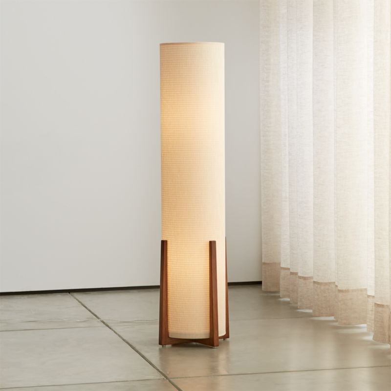 Weave Natural Floor Lamp 47"