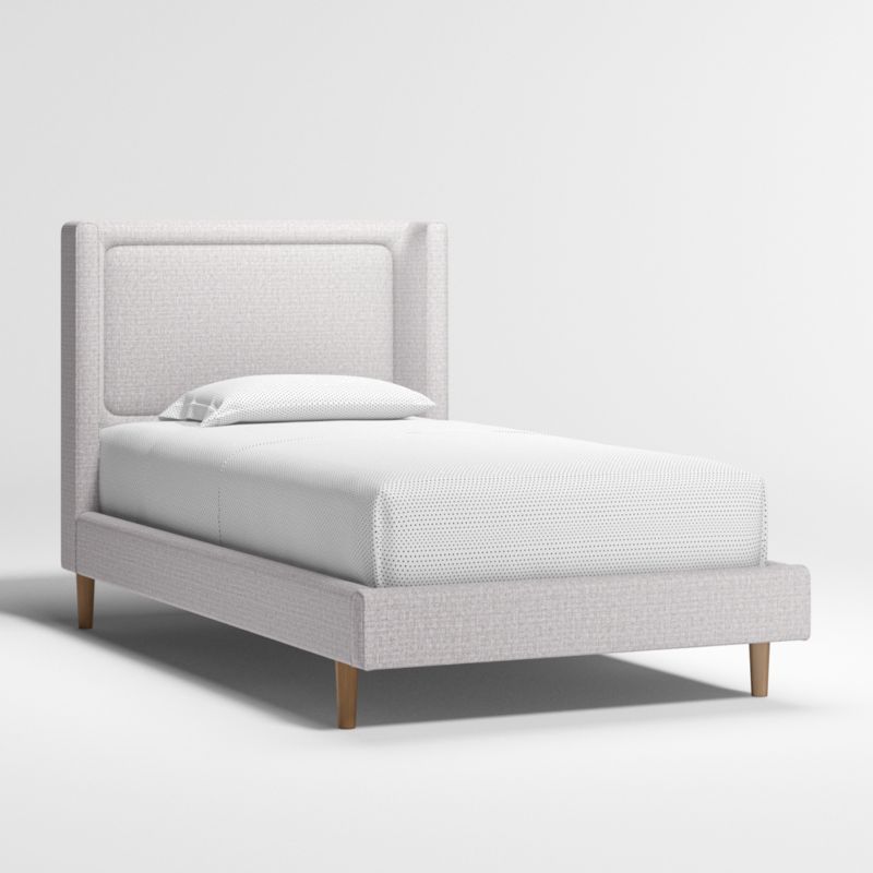 Weston Grey Upholstered Kids Twin Bed