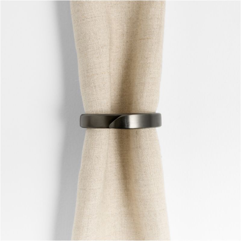 Wrap Black Napkin Ring