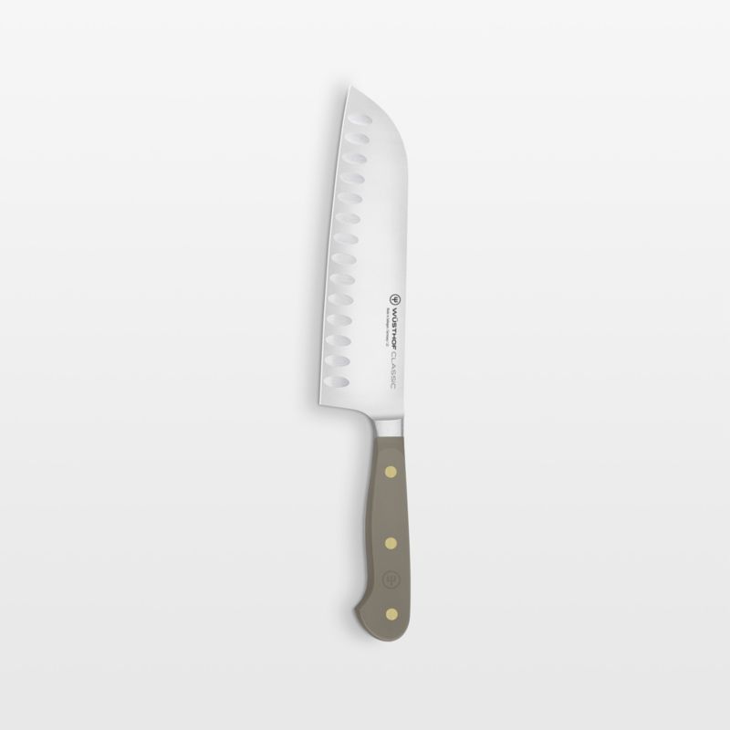 Wusthof Classic Color Velvet Oyster 7" Santoku Knife