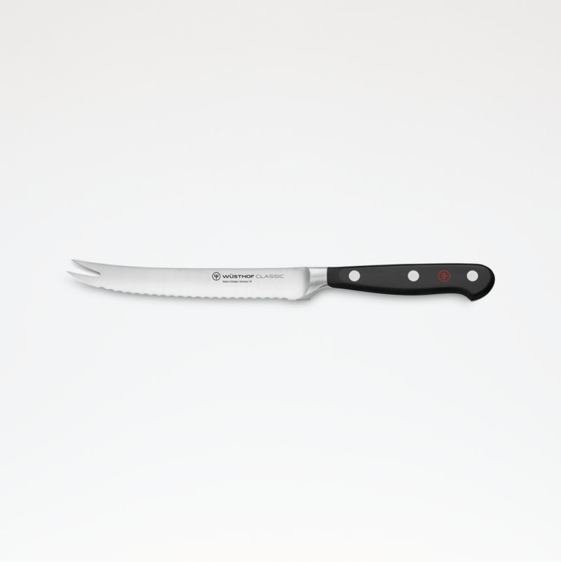 Wusthof ® Classic Black 5" Tomato Knife