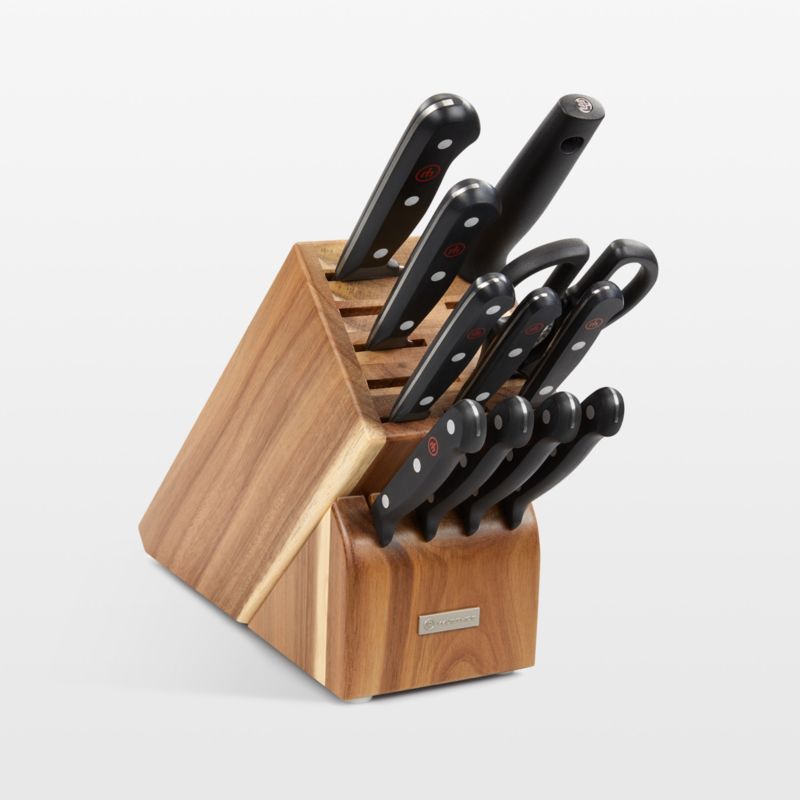 Wusthof Classic Ikon 15-Piece Acacia Knife Block Set + Reviews