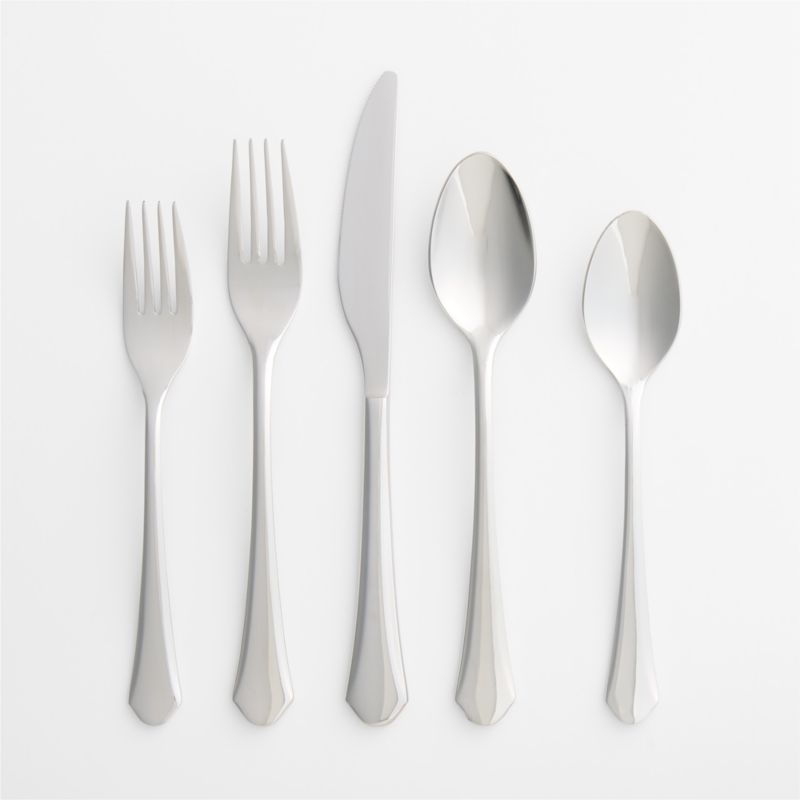 Caesna Vintage 20-Piece Flatware Set + Reviews | Crate & Barrel