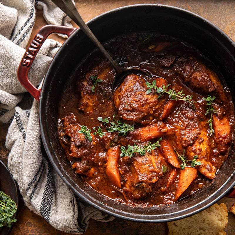 Slow Cooker Hearty Chicken Soup. - Half Baked Harvest