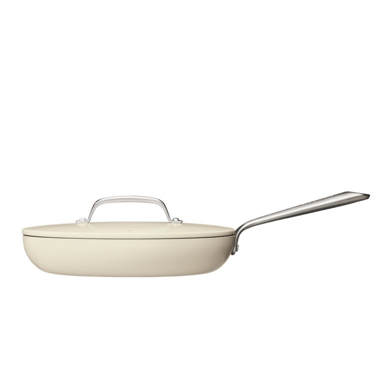 Crate & Barrel Monterey Cream 12 Non-Stick Ceramic Fry Pan + Reviews