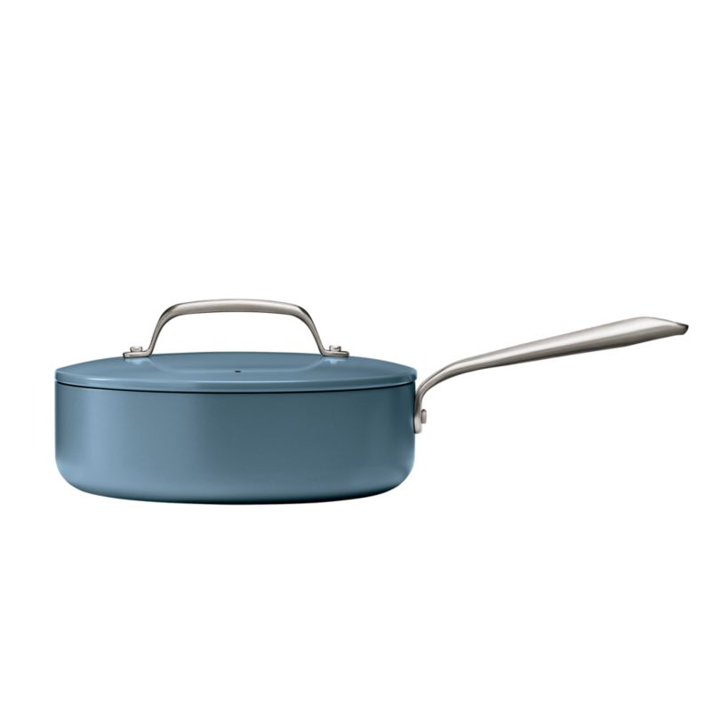 Crate & Barrel EvenCook Ceramic Denim Ceramic Nonstick 8-Piece