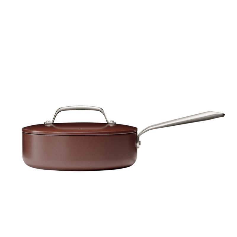 Crate & Barrel EvenCook Ceramic ™ Terracotta Ceramic Nonstick 8-Piece Cookware Set with Bonus - image 12 of 11