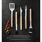 View Wood-Handled 9-Piece Barbecue Tool Set - image 3 of 6