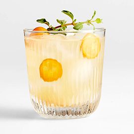 Niels 8-Oz. Etched Double Old-Fashioned Glass