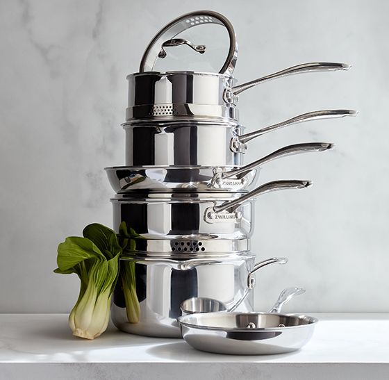 ZWILLING ® Clad Xtreme Polished Stainless Steel 10-Piece Cookware Set