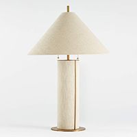 Remi Natural Linen Table Lamp