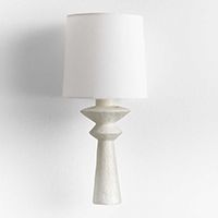 Constantin White Plaster Sconce