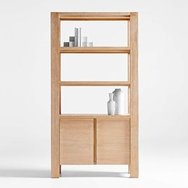 TERRA NATURAL OAK BOOKCASE