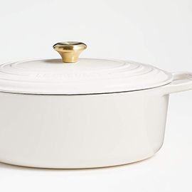 Le Creuset® Cream Signature 8-Qt. Oval Dutch Oven