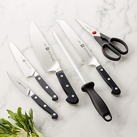 Zwilling J.A. Henckels Pro 7-Piece Acacia Knife Block Set