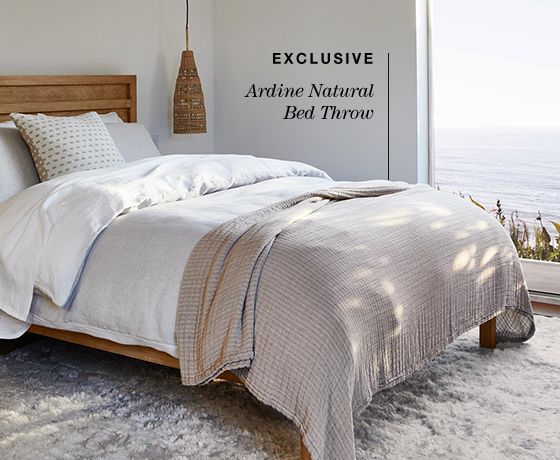 Ardine Natural Bed Throw