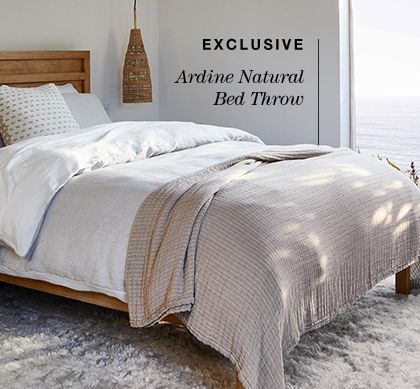 Ardine Natural Bed Throw