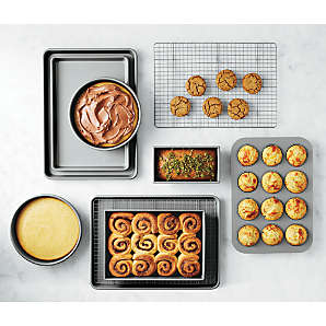 Crate & Barrel Silver 12-Cup Muffin Pan + Reviews