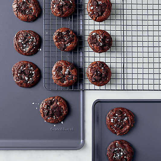 Crate & Barrel Slate Blue Cooling Rack