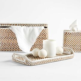 sedona white bath accessories