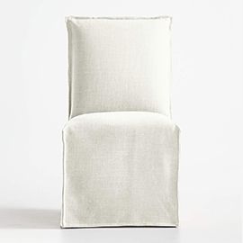 Addison White Flange Chair