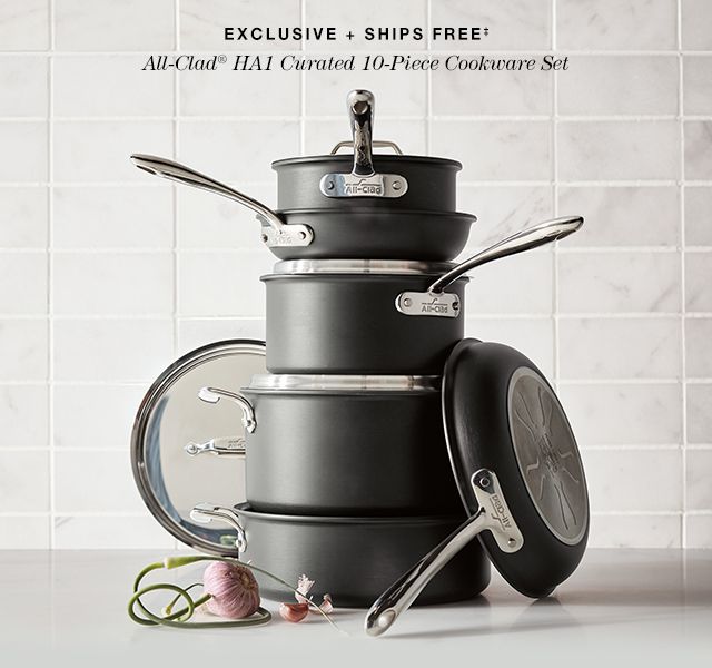 All-Clad HA1 Curated 10-piece cookware set