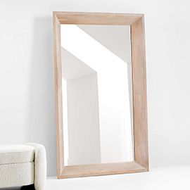 Solomon Wood Floor Mirror