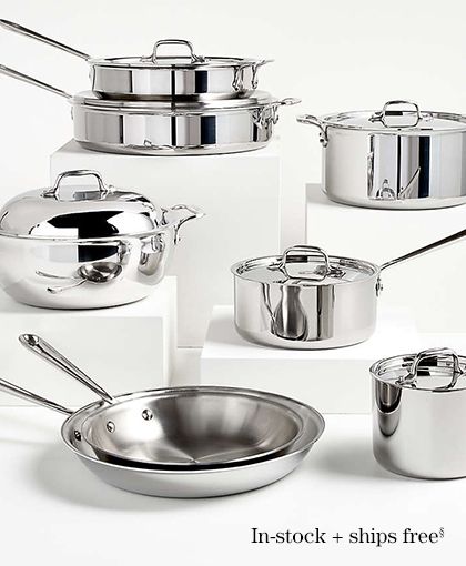 $300 off All-Clad D3 Stainless Steel 14-Piece Cookware Set