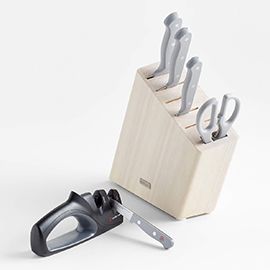 Wüsthof® Gourmet Grey 7-Piece Knife Block Set