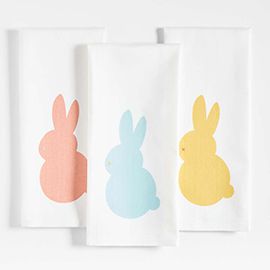 Easter Bunny Dish Towels, Set of 3